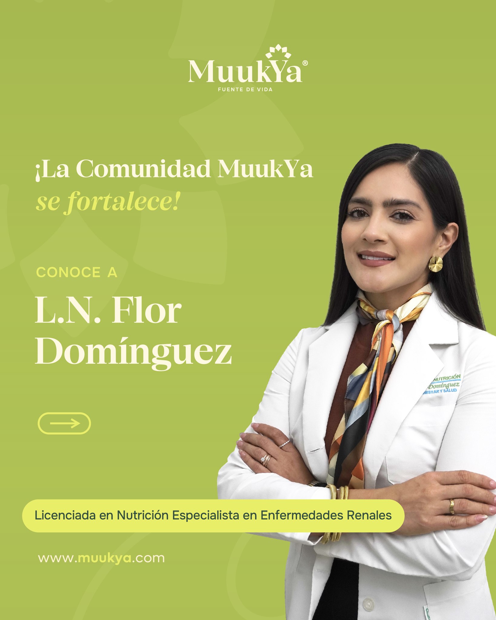 Nutrióloga especialista en enfermedades renales